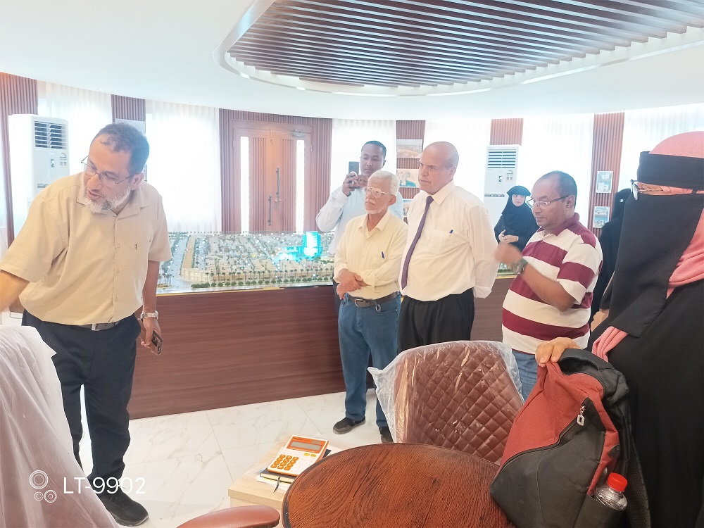 تلبيةً للدعوة.. عمادة كلية الهندسة في نزول ميداني إلى موقع "مدينة قصور عدن"
