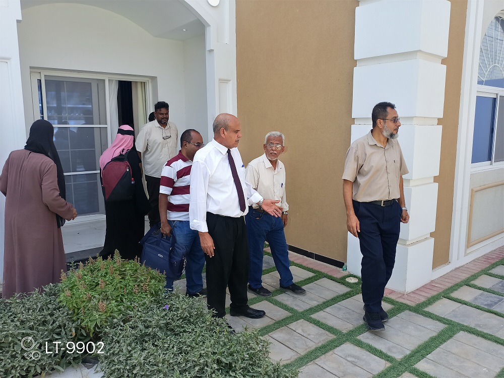 تلبيةً للدعوة.. عمادة كلية الهندسة في نزول ميداني إلى موقع "مدينة قصور عدن"